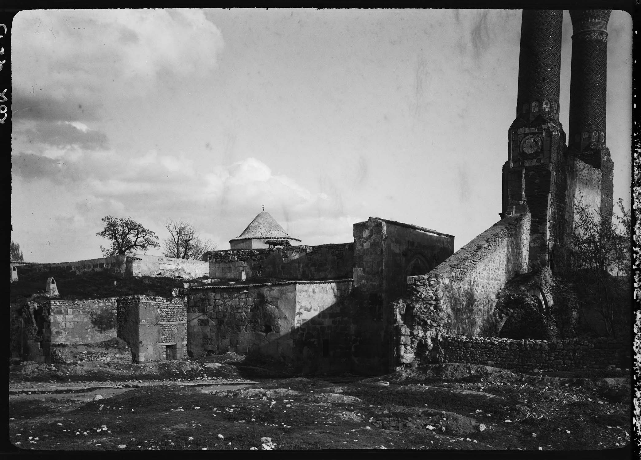 Vue arrière de la façade